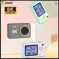 AIMEE ของขวัญสำหรับเด็ก วิดีโอแอลอีดี การถ่ายภาพ8K ระดับเริ่มต้น กล้องซีซีดี เด็กนักเรียนสำหรับเด็ก กล้องดิจิตอล HD