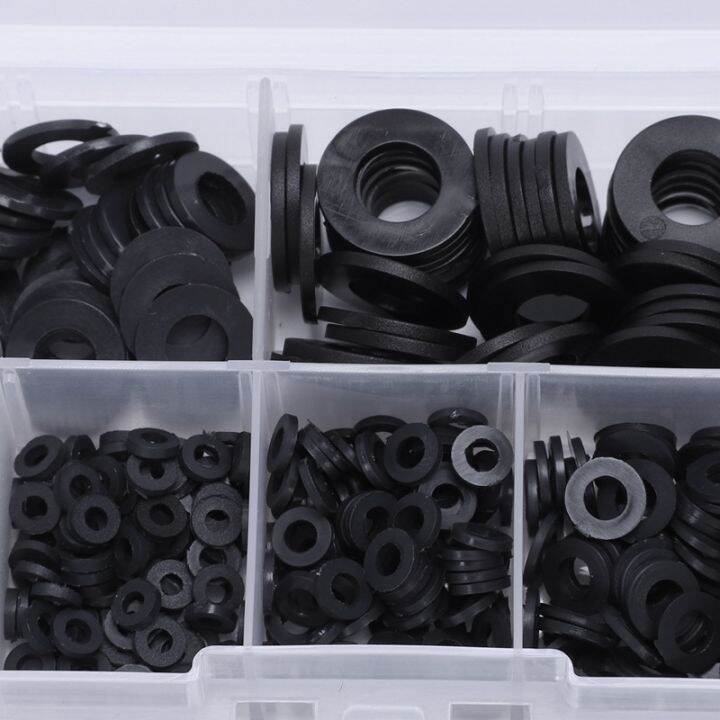 haotao-hardware-500pcs-m2-m2-5-m3-m4-m5-m6-m8-m10พลาสติกเครื่องซักผ้าไนล่อนแบน-spacer-เครื่องซักผ้าซีลแหวนปะเก็นยึดฮาร์ดแวร์