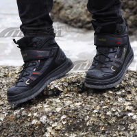 New Type Fishing Shoes wadeMens Shoes Waterproof Skid-proof Reef-climbing Shoes Air-permeable Handiness Fabric Felt Spike Soles