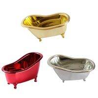 2022 New Creative Mini Bathtub Holder Golden Red Silver 3 Colors Bathtub Soap Dish Exquisite Room Decor Popularity Improvement