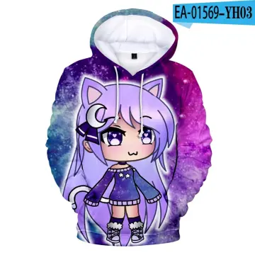 Anime Tees Cute Cartoon Gacha Life Kids T Shirt For Boys Girls 3d