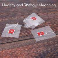 1000Pcs5.5 X 7Cm Pyramid Tea Bag Filter Nylon Tea Bag Single String Label Transparent Empty Tea Bag