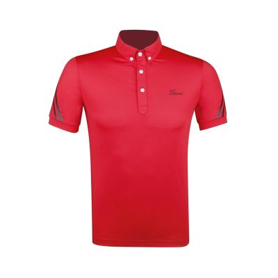 2023 golf clothing mens breathable sweat-wicking POLO shirt quick-drying T-shirt short-sleeved casual outdoor sports top Le Coq PING1 J.LINDEBERG DESCENNTE PXG1 Master Bunny FootJoy Mizuno▬