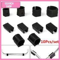 SQXRCH SHOP 10pcs ร่อน รูปตัวยู ตัวป้องกันพื้น กันลื่น ยึดท่อ ฝาหลอด สตูลแดมเปอร์ แผ่นรองขาเก้าอี้