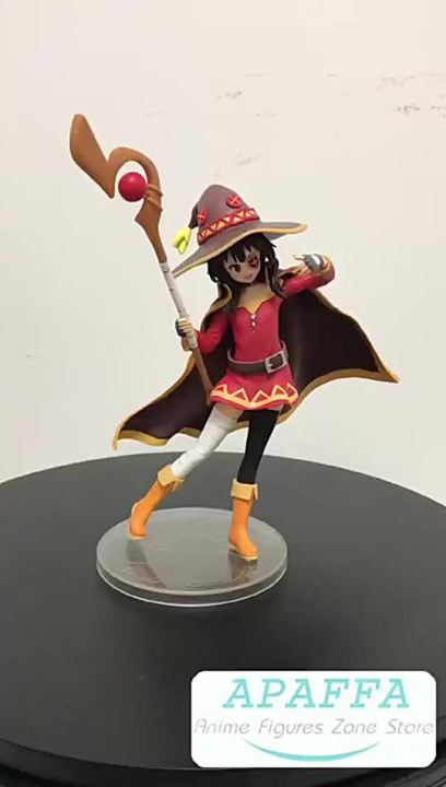 Kurenai densetsu aqua megumin 20cm filme konosuba megumin aqua anime figura  bênção de deus sobre este maravilhoso mundo figura de ação