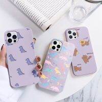 {OLI STUDIO}น่ารัก AnimalDinosaurCase สำหรับ SamsungS22 S21S20S10 S10e S9 S8 Plus Note9 8ซิลิโคนปกหลัง