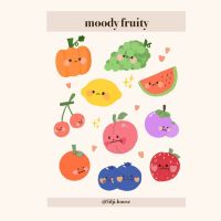 สติกเกอร์ไดคัตลาย Moody Fruity [lilji.house]