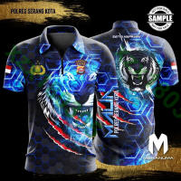 STOCK) 2023 (ALL IN polres serang kota SHOOTER CLUB IPSC Quick Dry Full Sublimation Free Custom Logo Design Summer Polo POLO shirt 262 New polo shirt