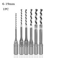 6 19mm Square Hole Drill Bits Tenon Mortise Saw Mortising Chisel For Carpentry Fits Mortising Attachments With 3/4 quot; Collars