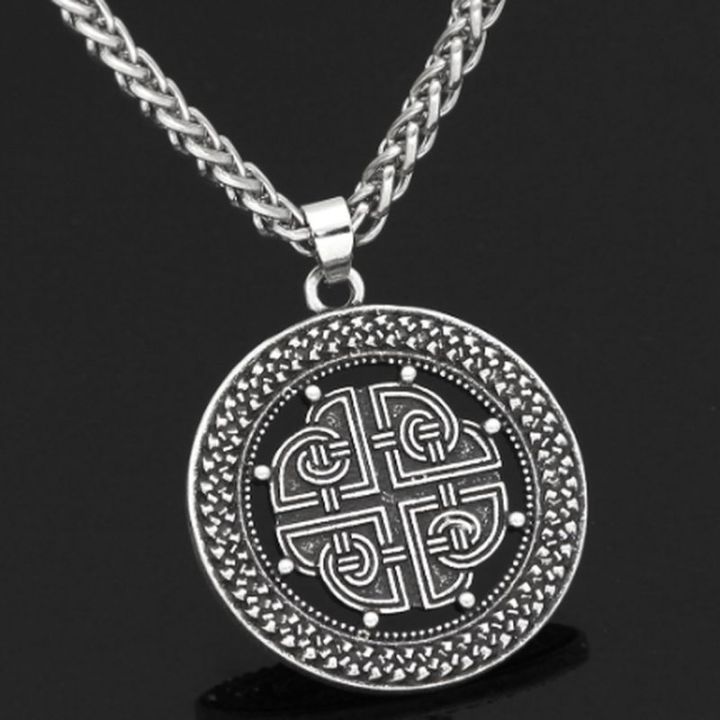Vintage Nordic Style Hollow Viking Amulet Pendant Necklace Mens High Quality Metal Rock Biker Jewelry