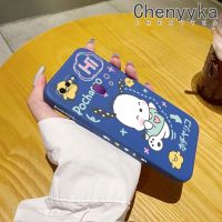 เคส Chenyyka สำหรับ OPPO F9 Pro Realme A7x 2 Pro เคส U1 Realme การ์ตูนน่ารักนิ่มแฟชั่น Pochacco เคสโทรศัพท์ซิลิโคนรูปแบบขอบสี่เหลี่ยมเคสกันกระแทกดีไซน์ใหม่คลุมทั้งหมดเคสป้องกันเลนส์กล้อง