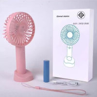 Hand Held Portable Pastel Electric Fan พัดลมมือถือ สีพาสเทล มีฐานตั้งได้ USB ชาร์จไฟได้ พัดลม มือถือ พกพา เคลื่อนที่ เดินทาง แบตเตอรี่ ชาร์จ ชาร์จได้ พัดลมพกพา นอกสถานที่ พาสเทล กลางแจ้ง ชาร์ต ชาร์ตไฟได้