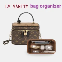 soft light and shape】bag organizer insert accessories fit for lv Toiletry  Pouch 15 19 26 bag in bag organiser compartment storage zipper inner bag
