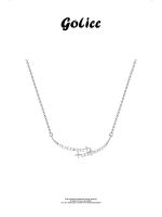 Vivienne Westwood NGBB Guliya Four-pointed Star Zircon Necklace for Women Light Luxury Niche Design High-end 2023 New Hot Style Clavicle Necklace
