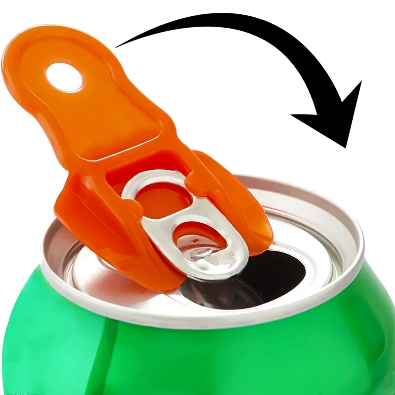 12 Pieces Color Manual Easy Can Opener, Premium Plastic Tab Openers,  Leakproof