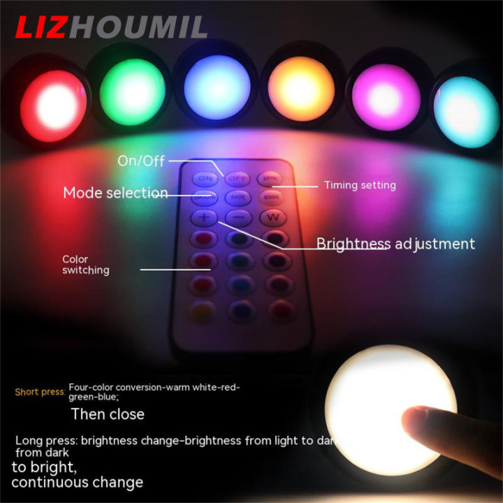 lizhoumil-ตู้ไฟ-led-13สีไฟพร้อมรีโมทคอนโทลไฟกลางคืนสร้างบรรยากาศลดแสงขั้นบันไดพร้อมฟังก์ชันความจำ