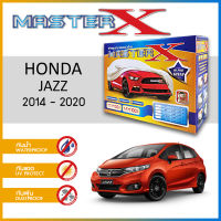 ผ้าคลุมรถ HONDA JAZZ 2014-2020 ตรงรุ่น กล่อง MASTER-X ผ้า HI-PVC อย่างดีหนาพิเศษ ป้องกันแดด ป้องกันฝน ป้องกันฝุ่น