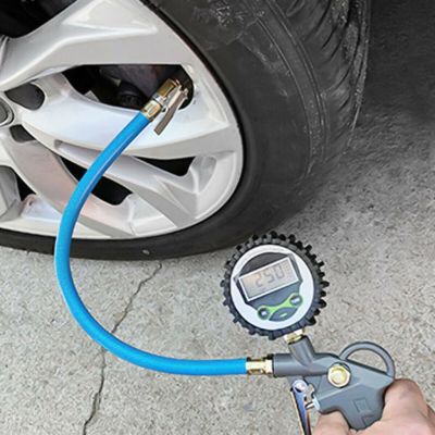 POWERGO Air Tire Inflator High Accurate Digital 200PSI Pressure Gauge For Car Truck Bike