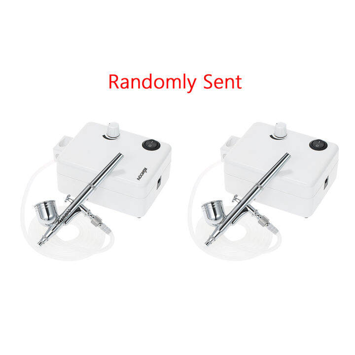 KKmoon Multipurpose Dual Action Airbrush Mini Air Compressor Set