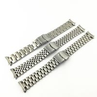 20mm 22mm Stainless Steel Watchband Men Women Solid Curved End Metal Wrist Bracelet Band Accessories for Seiko Watch Strap logoby Hs2023