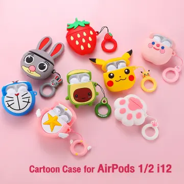 Kawaii Cute Classic Blue Pink Yellow Magical Anime AirPods Case for Apple  AirPods 1, 2, Pro, 3 – Fandomc.com