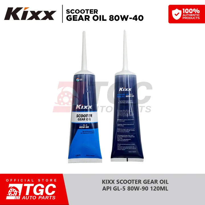 KIXX Scooter Gear Oil API GL5 80W90 120ml 1pc Lazada PH