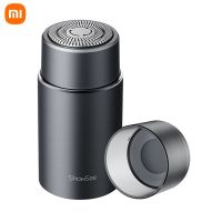 เครื่องโกนหนวดไฟฟ้า Xiaomi มีเซนเซอร์อัจฉริยะตัวเครื่องโกนหนวดไฟฟ้าขนาดเล็ก IPX7กันน้ำได้เครื่องมีดโกนผู้ชายหนวดเครา