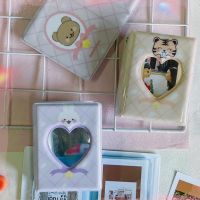 Star Chasing Photo Album Storage Collect Book Cartoon Photocard Holder Card Binder Heart Hollow Kpop Binder 3Inch Picture Frame