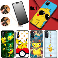 XMX27 Cute Cartoon Pikachu อ่อนนุ่ม High Quality ซิลิโคน TPU Phone เคสโทรศัพท์ ปก หรับ Realme XT X2 A5 2 3 5 5S 5i 6 6i 7 7i 8 8S 8i 9 9i Pro Plus X Lite