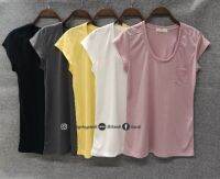 ?HOT SALE❗เสื้อ T-Shirt U Neck งานดี ใส่สบาย