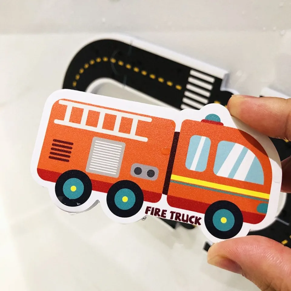 fire truck bath toy