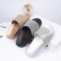 Rhinestone Women Slippers Flip Flops Summer Slides Women Shoes Crystal Diamond Bling Beach Slides Sandals Casual Shoes Slip On