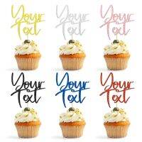 Personalized Cupcake Toppers 12 PCS Cup Cake Decoration