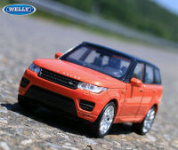 WELLY 1:36รถของเล่นสำหรับ LAND ROVER RANGE SPORT SUV รถโลหะผสมรุ่นของเล่นเด็กไม่มีกล่อง