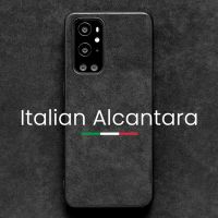 ALCANTARA Case for OnePlus 10 Pro 9 8T 7 7T 1+ Nord Fashion Luxury Business Artificial Leather Phone Cases Cover