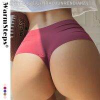 【CW】☋  WarmSteps Silk Womnes Panties Rise Large Size for Female Soft Semaless Underpanties