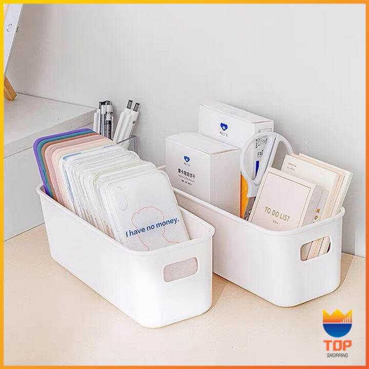 top-กล่องเก็บของมินิมอล-กล่องเก็บผลิตภัณฑ์ดูแลผิว-จัดระเบียบบนโต๊ะ-desktop-storage-box