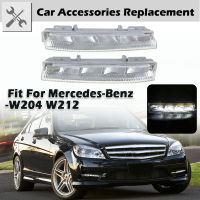 Rhyming Front Bumper LED DRL Daytime Running Lamp Fog Light White Car Decoration Left And Right Fit For Benz W204 W212