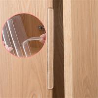 Silicone Anti-collision Door Sticker Silent Door Handle Anti-collision Sticker Refrigerator Door Buffer Strip Anti-creak For Car Decorative Door Stops