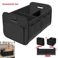 hotx 【cw】 Car Organizer Storage Reinforced Handles Multi-Compartment and Waterproof 600D Oxford Polyester SUV