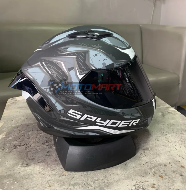 SPYDER HELMET HE ROGUE GD 3421 (MATTE BLACK GREY) Lazada PH