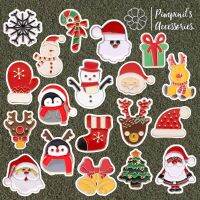 ?? พร้อมส่ง : ??? เข็มกลัดเซ็ทซานตาคลอสและคริสมาสต์ | Santa Claus And Christmas Enamel Brooch Pin Set.