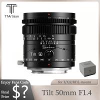 Ttartisans 50มม. F1.4เต็มเฟรม MF ใหญ่เอียงมิเรอร์เลสเลนส์กล้องถ่ายรูปสำหรับโซนี่ A6000 A6500 A7III Sigma FP Leica TL