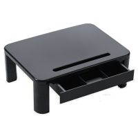 Monitor Stand for Desk for PC Monitor, Laptop, Printer, Monitor Desk with Storage Organizer, Relieve Neck Pain