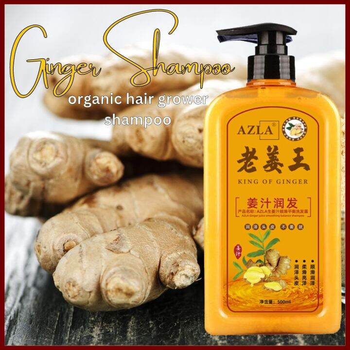 Ginger Hair Treatment Shampoo Organic Hair Grower Ginger Shampoo For
