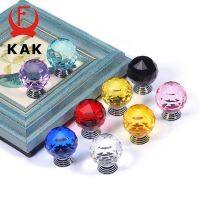 ♙♀ KAK Crystal Handles Kitchen Cabinet Knob Colorful Crystal Ball Dresser Pulls Drawer Knobs Kitchen Handles Furniture Hardware