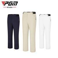 PGM Girls Golf Pants Elastic Summer Belt Cropped Trousers Youth Sports Pant Wear for Kids KUZ157