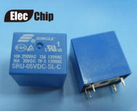 5ชิ้นรีเลย์ไฟฟ้า Sru-05vdc-Sl-C Sru-24vdc-Sl-C Sru-12vdc-Sl-C 5V 12V 24V T70 10a 5pin