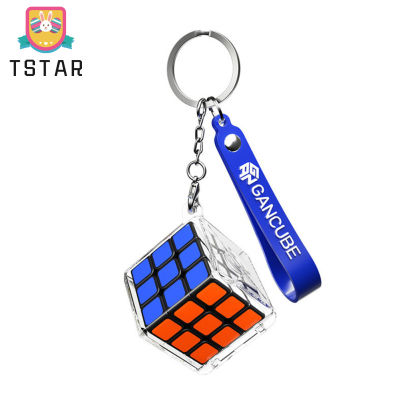 TS【ready Stock】 GAN328 Mini Magic Cube พวงกุญแจ3X3 Puzzle Speed Cubes Key Chain Stress Relief ของเล่นเพื่อการศึกษา【cod】