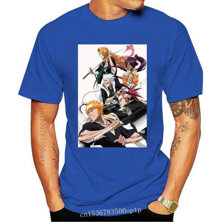 New Bleach T Shirt Design Mens Casual White Color Bleach Kurosaki Ichigo T  Shirts Short-Sleeve Tshirt Hip Hop Anime Bleach T-Shi | Lazada Ph